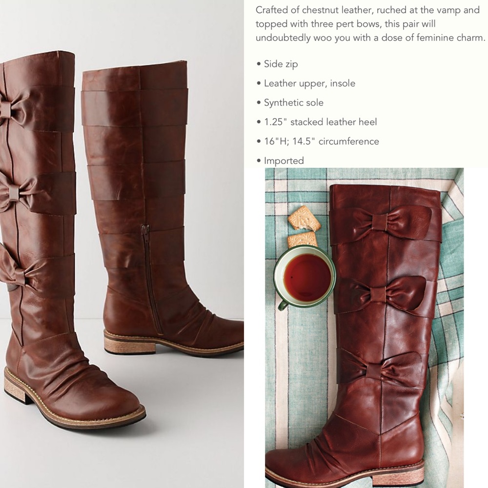 RARE/HTF Bowtied-Beauty Boots 6.5/7